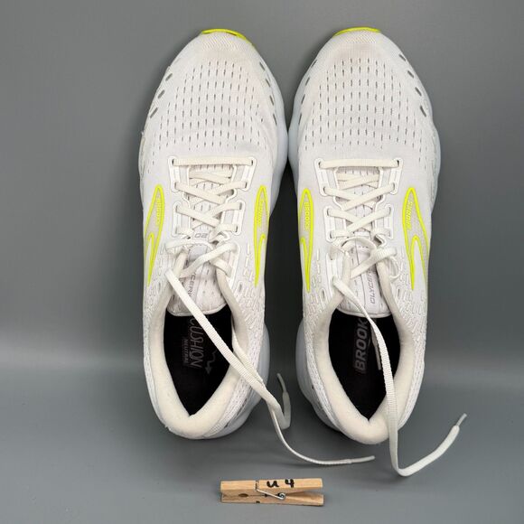 Brooks Glycerin 20 Men\'s 13 White Athletic Running Sneakers Lace-Up Low Top main image 5